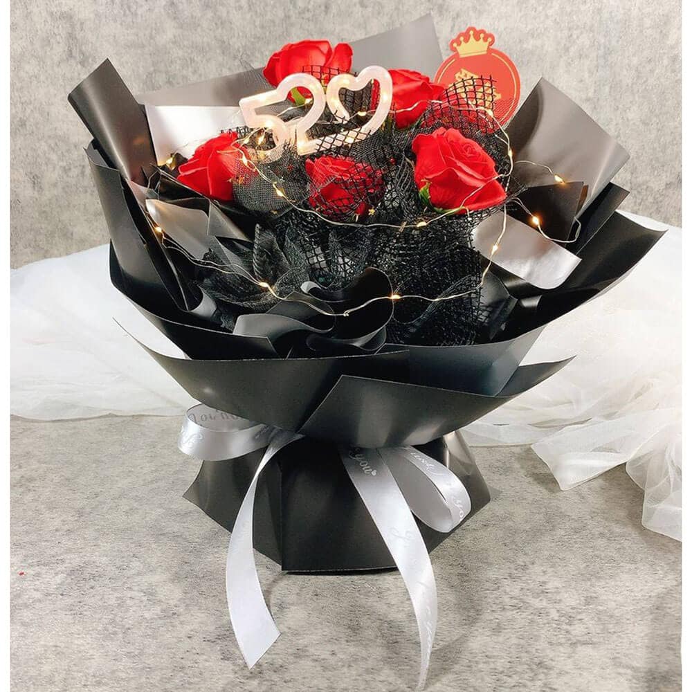 Beauty Garden Anniversary Soap Rose (Red)