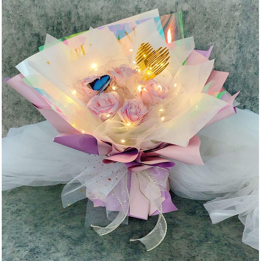 Beauty Garden Anniversary Soap Rose (Pink)