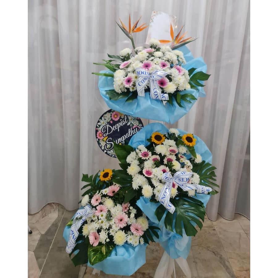 Beauty Garden Condolences Flower Stand (20)